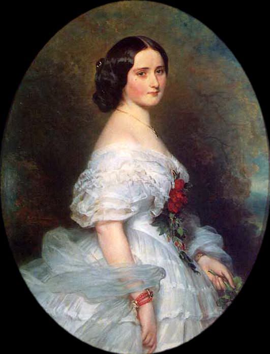 Франц Ксавьер Винтерхальтер - Winterhalter Franz Xavier Anna Dollfus Baronne de Bourgoing