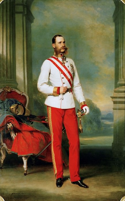 Франц Ксавьер Винтерхальтер - Winterhalter Franz Xavier Franz Joseph I Emperor of Austria 1865