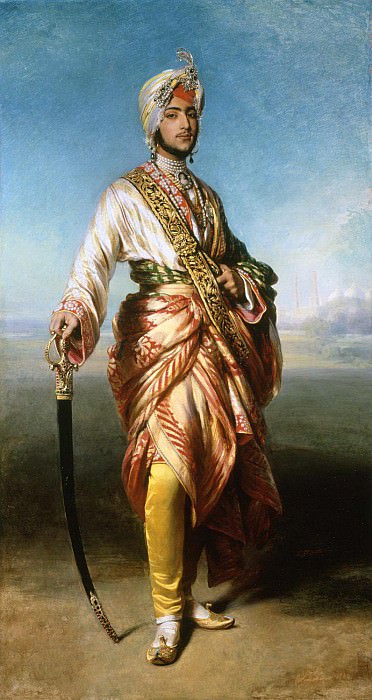Франц Ксавьер Винтерхальтер - Winterhalter Franz Xavier The Maharajah Duleep Singh 1854