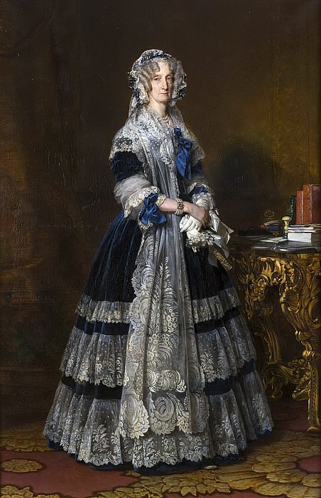 Франц Ксавьер Винтерхальтер - Winterhalter Franz Xavier Queen Marie Amelie 1842