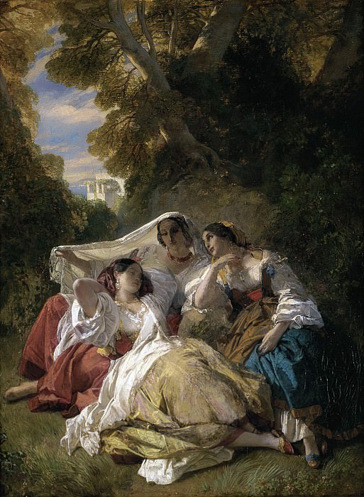 Франц Ксавьер Винтерхальтер - Winterhalter Franz Xavier La Siesta