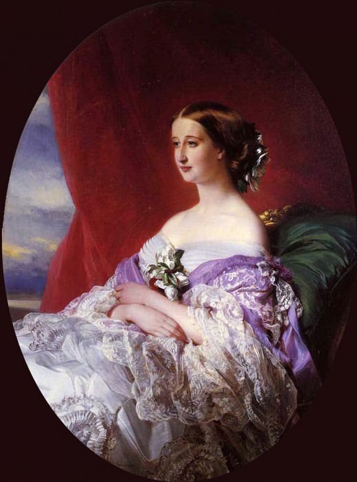 Франц Ксавьер Винтерхальтер - Winterhalter Franz Xavier The Empress Eugenie 1854