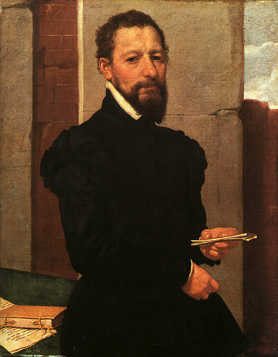 Moroni Portrait of a Man, 1560, canvas, Art History Museum, , : Moroni, Giovanni Battista (  )