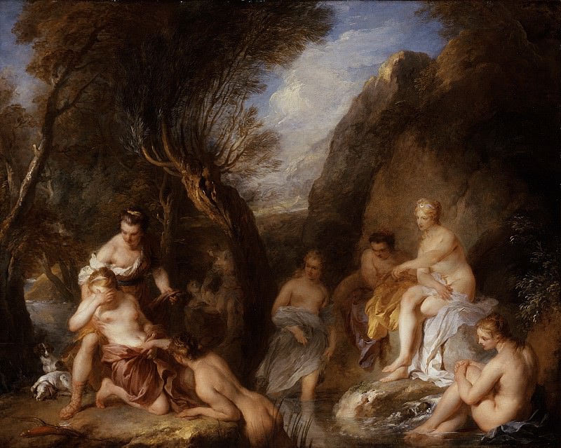 LACMA (Лос-Анжелес) - Francois Le Moyne - Diana and Callisto