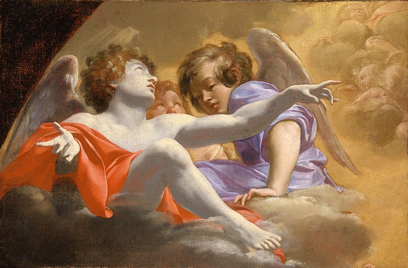 LACMA (Лос-Анжелес) - Simon Vouet - Model for Altarpiece in St. Peter′s
