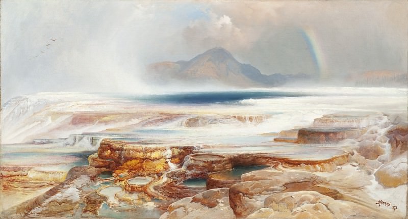 LACMA (Лос-Анжелес) - Thomas Moran - Hot Springs of the Yellowstone