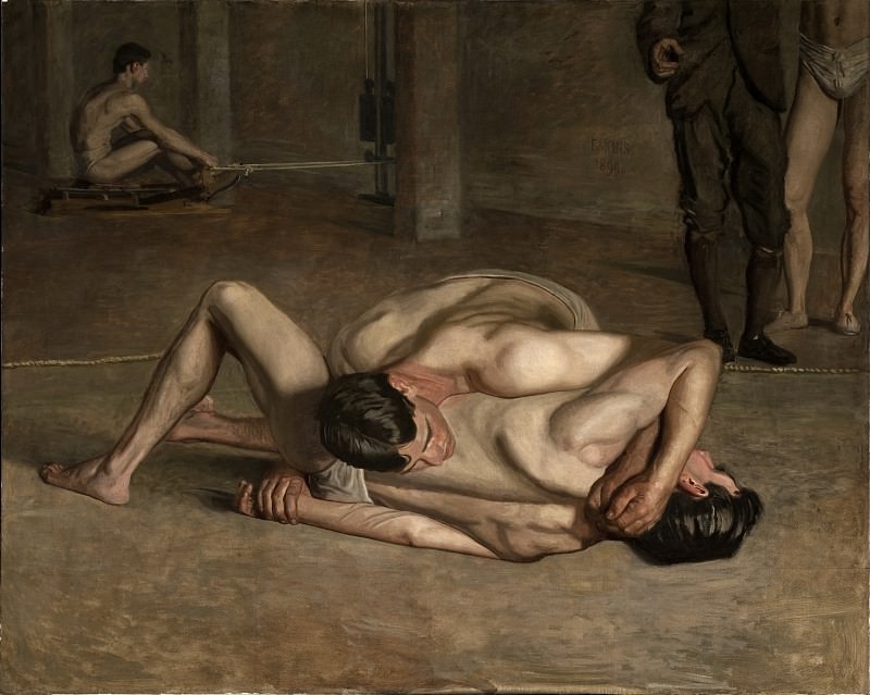 LACMA (Лос-Анжелес) - Thomas Eakins - Wrestlers