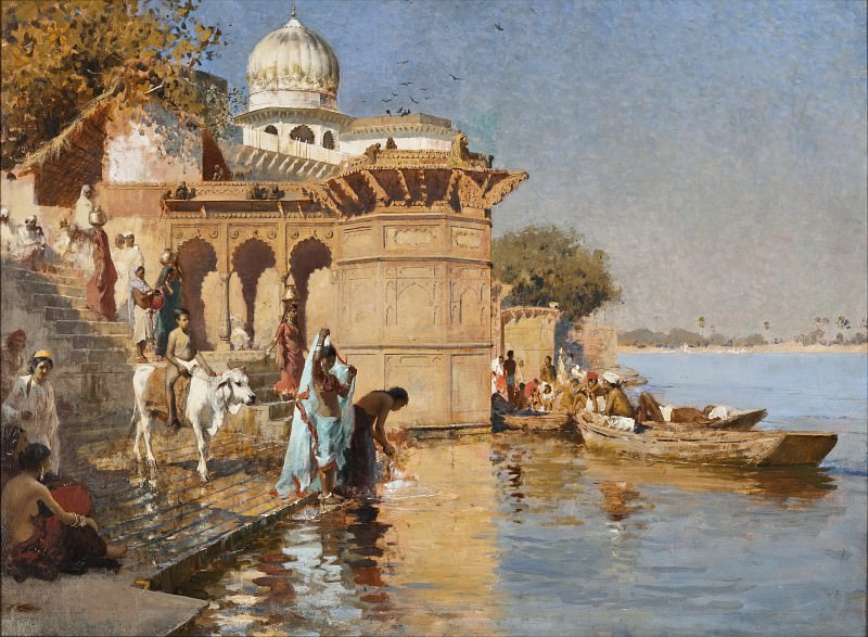 LACMA (Лос-Анжелес) - Edwin Lord Weeks - Along the Ghats, Mathura