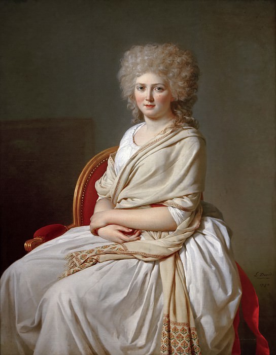 David Portrait of Anne Marie Louise Thelusson, : David, Jacques-Louis