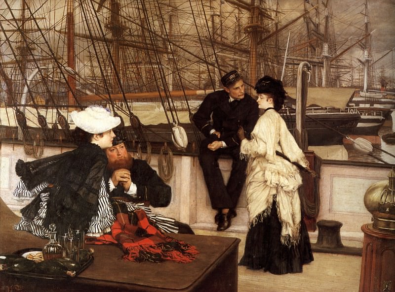   : The Captain and the Mate, : Tissot, Jacques Joseph