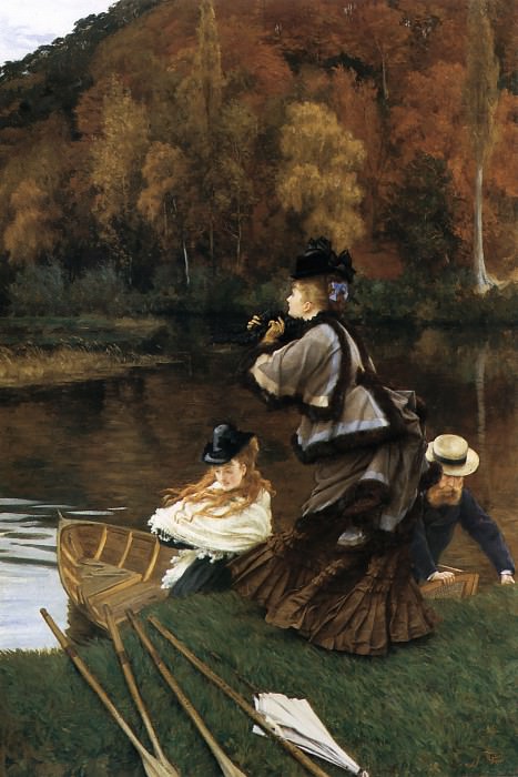 Autumn on the Thames, : Tissot, Jacques Joseph (  Tissot)