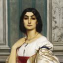 Изображение в архиве: A Roman Lady La Nanna 1858-9 80x52cm, Автор: Leighton, Lord FrederickLeighton, Lord Frederick (Живопись на Gallerix.ru)