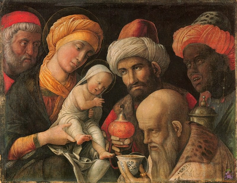   : Mantegna 073 Adoration of the Magi (1497-1500), : Mantegna, Andrea