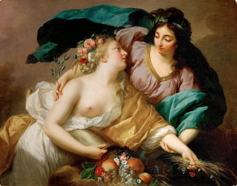 часть 3 Лувр - Виже-Лебрен, Луиза-Элизабет (Париж 1755-1842)  --  Мир и Изобилие