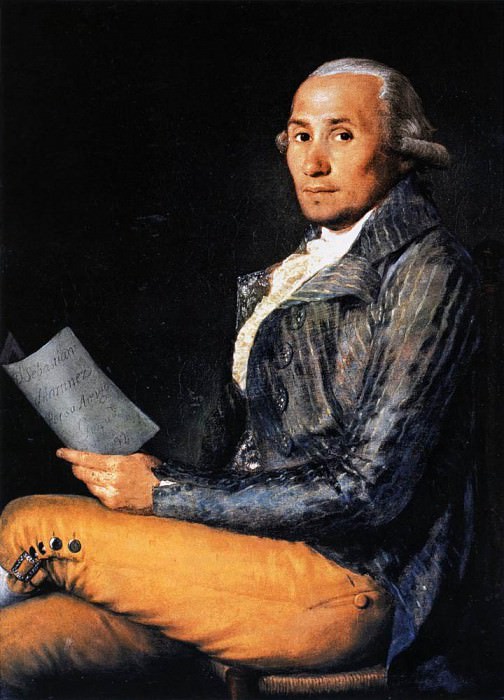 GOYA Francisco de Sebastian Martinez, Artist: Goya y Lucientes, Francisco De