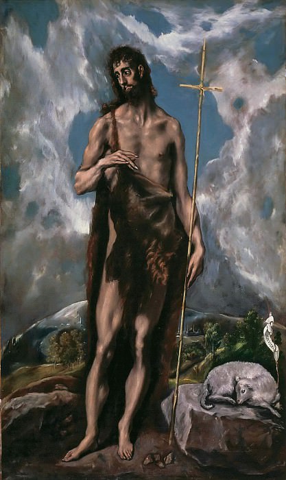 Baptis2, Artist: Greco, El