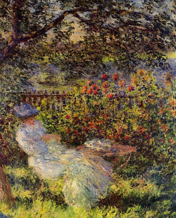 ���� ����� ����: ���� ���� - Alice Hoschede in the Garden, 1881