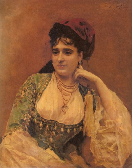 � ������� �� ������� ������� - Garreta Raimundo De Madrazo Portrait Of A Lady
