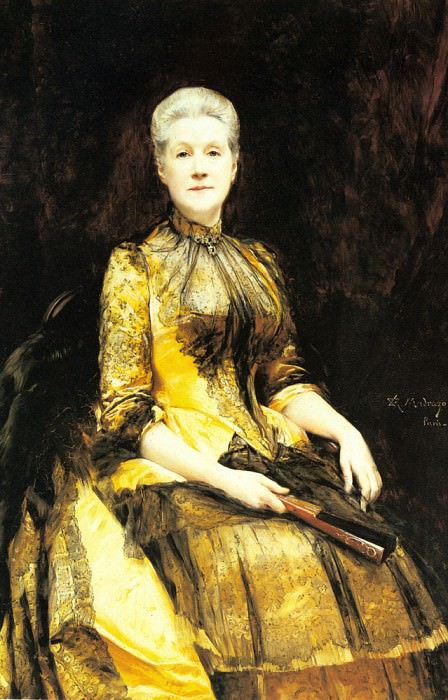 � ������� �� ������� ������� - Madrazo y Garreta Raimundo De A Portrait Of Mrs James Leigh Coleman