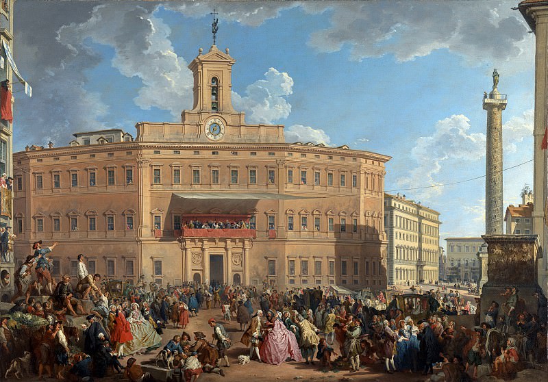    - The Lottery in Piazza di Montecitorio, 1743-1744