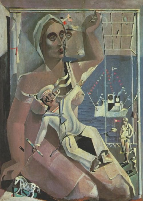 dali 1925 05 Venus and a Sailor - (Homage to Salvat-Papasseit), 1925, : Dali, Salvador