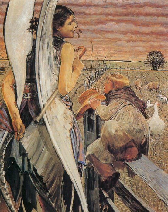   : Angel and the LIttle Shepherd Boy-II, : Malczewski, Jacek