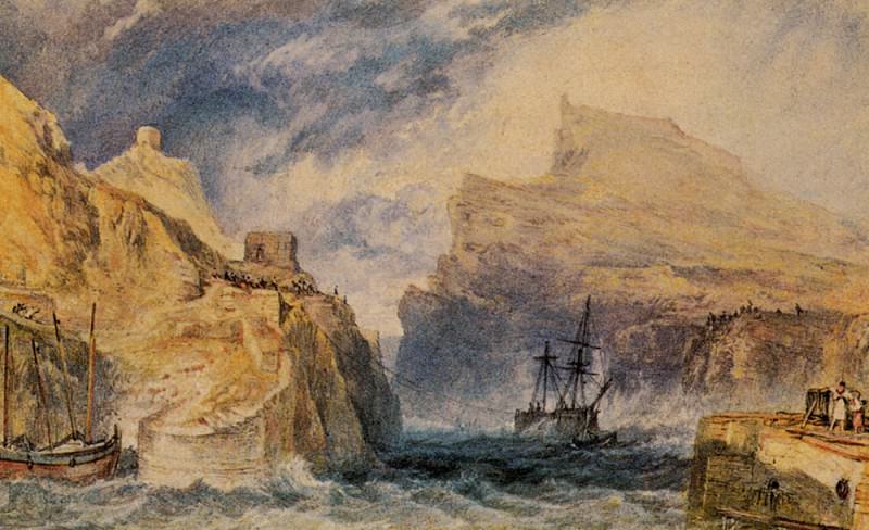 Turner Joseph Mallord William Boscastle Cornwall, Автор: Turner, Joseph Mallord William