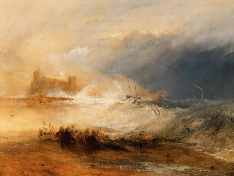 Wreckers Coast Of Northumberland. Archived image: Turner Joseph Mallord William Wreckers Coast of Northumberland, Artist: Turner, Joseph Mallord William • download
