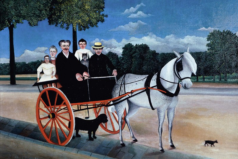 Archived image: Father Juniers Dog-Cart, Henri Rousseau - 1600x1200 - ID 89, Artist: Rousseau, Henri
