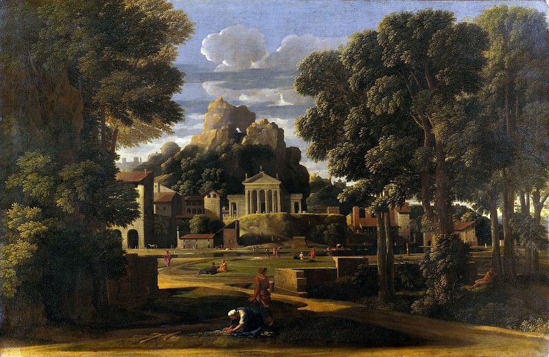 POUSSIN THE ASHES OF PHOCION COLLECTED BY HIS WIDOW 1648 MER, Artist: Poussin, Nicolas