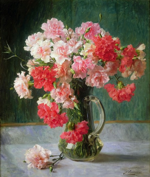 Still life of Carnations. ����� ������