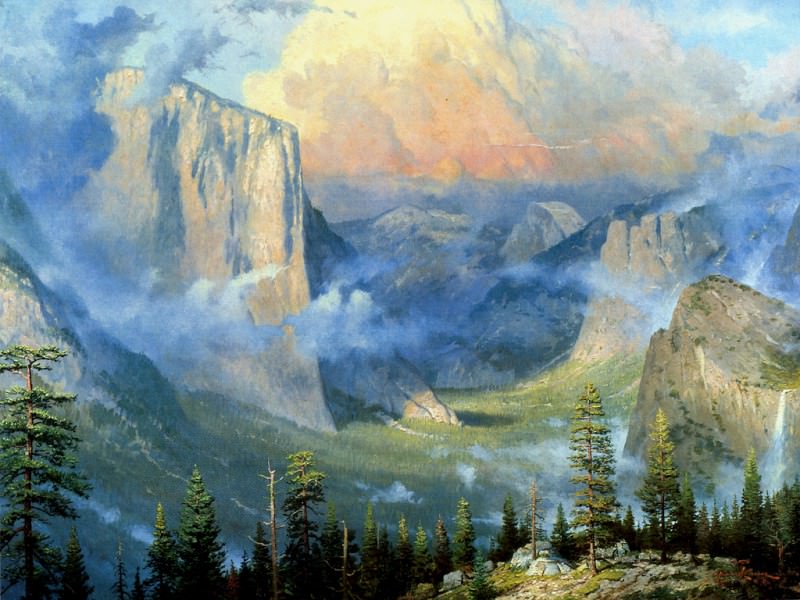 JLM-Thomas Kinkade-Yosemite, : Kinkade, Thomas