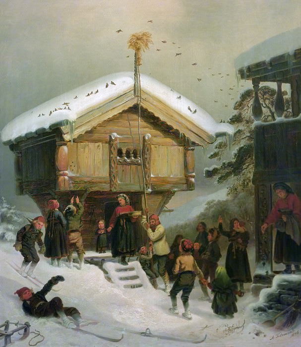 Christmas Custom. Adolph Tidemand