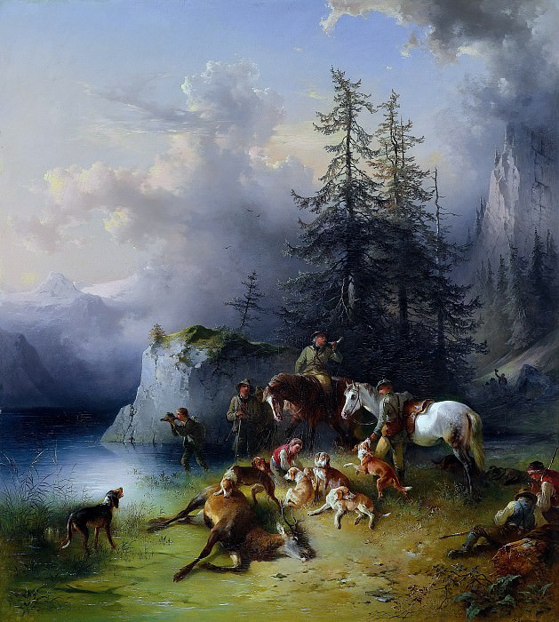 ������� Gauermann - ������� ��������� - ����� ����� [At the End of the Hunt]