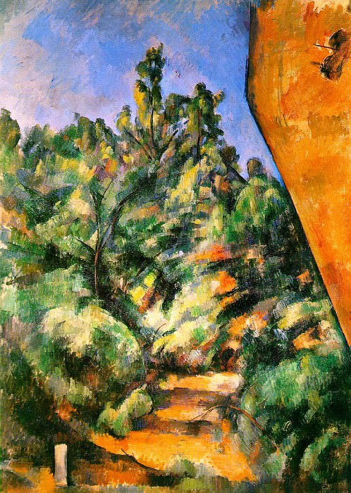   : Cezanne - Bibemus - The Red Rock, : Cezanne, Paul