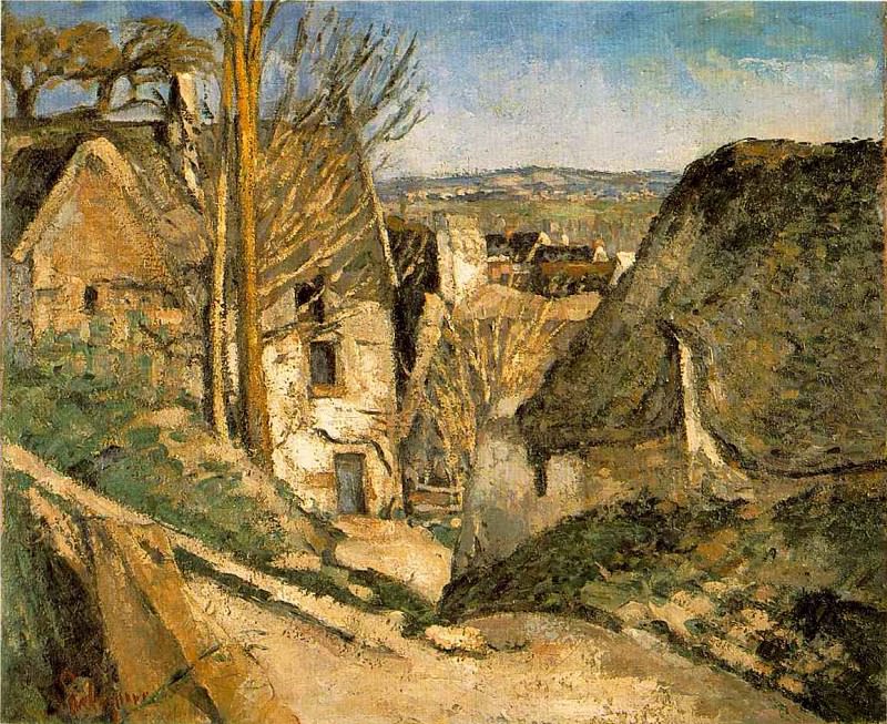   : CeZANNE HOUSE OF THE HANGED MAN,1873, Musee dOrsay,Paris, : Cezanne, Paul