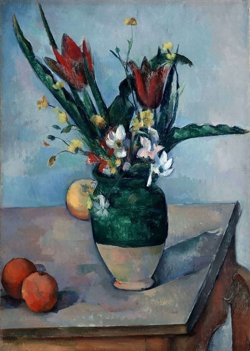   : cezanne the vase of tulips 1890-2, : Cezanne, Paul