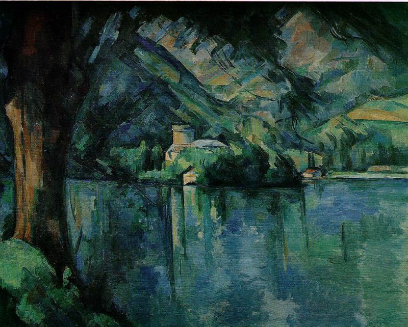   : CeZANNE LE LAC DANNECY,1896, COURTAULD INSTITUTE GALLERIES,, : Cezanne, Paul