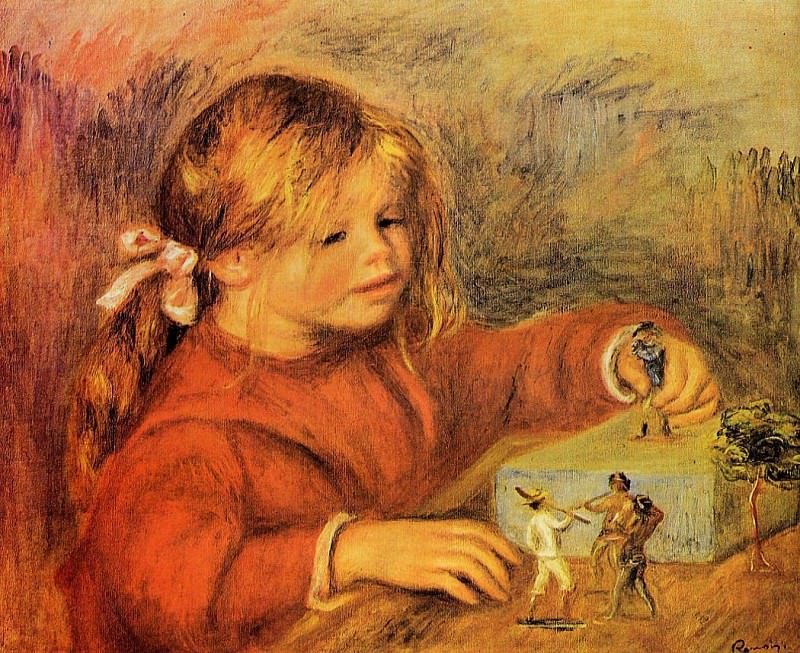 Claude Renoir Playing      -    1906. Пьер Огюст Ренуар - Pierre-Auguste Renoir (1841-1919)