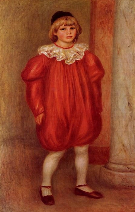 The Clown (also known as Claude Ranoir in Clown Costume)  -  1909. Пьер Огюст Ренуар - Pierre-Auguste Renoir (1841-1919)
