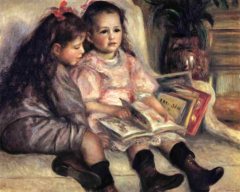 Portraits of Two Children  -  1895. Пьер Огюст Ренуар - Pierre-Auguste Renoir (1841-1919)