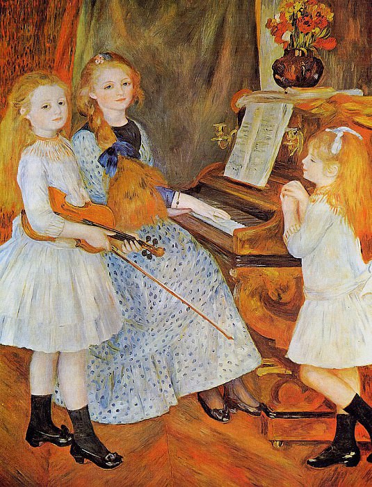 The Daughters of Catulle Mendes  -  1888. Пьер Огюст Ренуар - Pierre-Auguste Renoir (1841-1919)