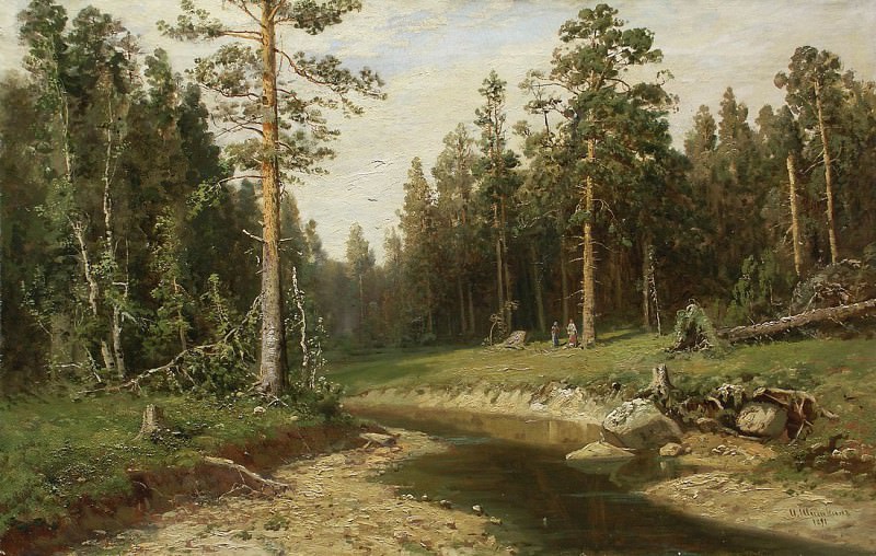 Корабельный лес. 1891. Иван Иванович Шишкин