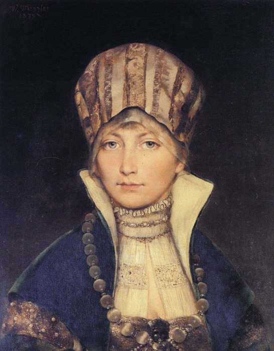 �������� ��������� - Portrait of a Woman in a Bonnet