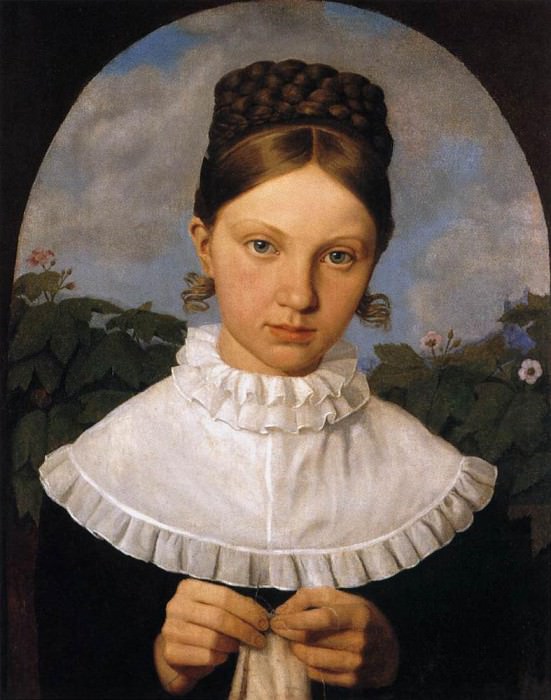   - HESS Heinrich Maria von Portrait Of Fanny Gail
