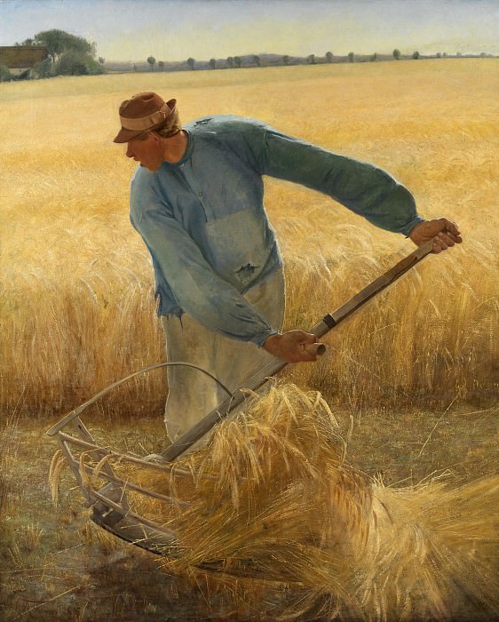 Laurits Andersen Ring (1854-1933) - Harvest. (1885), Artist: Датская национальная галерея, Копенгаген (SMK)