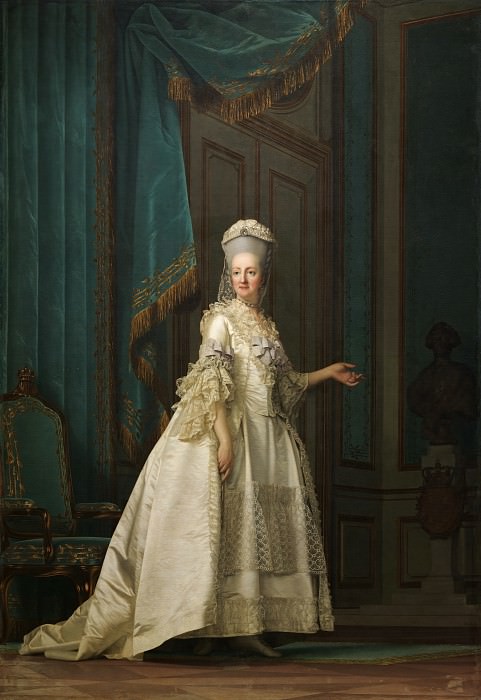 Vigilius Eriksen (1722-82) - Dowager Queen Juliane Marie of Denmark, 1776, : , (SMK) ( () ) , (SMK) ( Gallerix.ru)