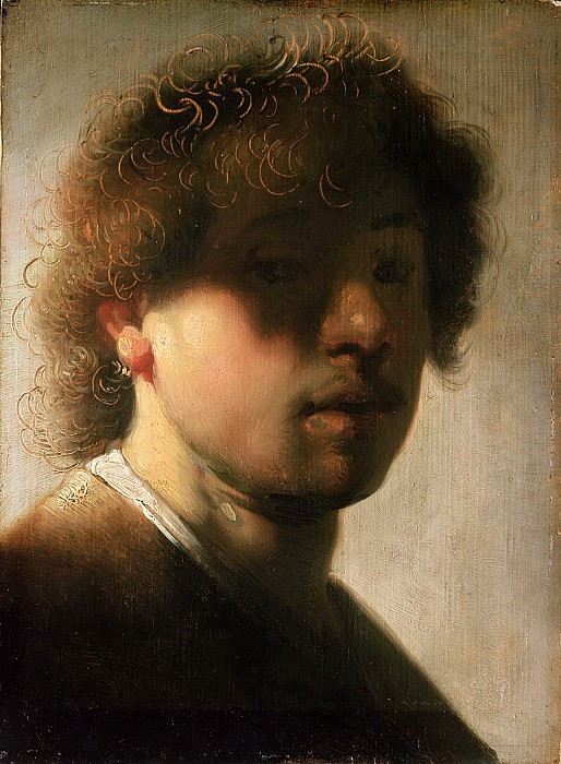 ��������� ������� ��� ���� - REMBRANDT SELFPORTRAIT 1627 STAATLICHE KUNSTSAMMLUNGEN, KASS