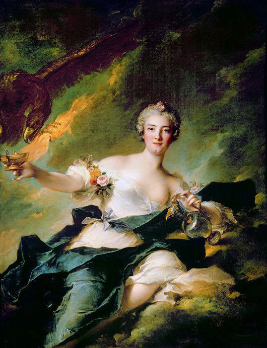 Partea 1 Louvre - Nutt, Jean-Marc (Paris 1685-1766) - Ducesa de Sholn în formă de Hebe