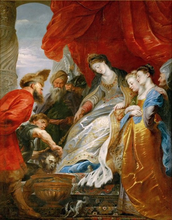Partea 1 Louvre - Rubens, Peter Paul (Siegen 1577-1640 Antwerp) - ordine Tomiris pentru a reduce sale cheie cap Culcat la pământ